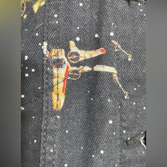 LEVI’S X STAR WARS Limited Edition BLACK DENIM JACKET Size MEDIUM VGC - Picture 7 of 16